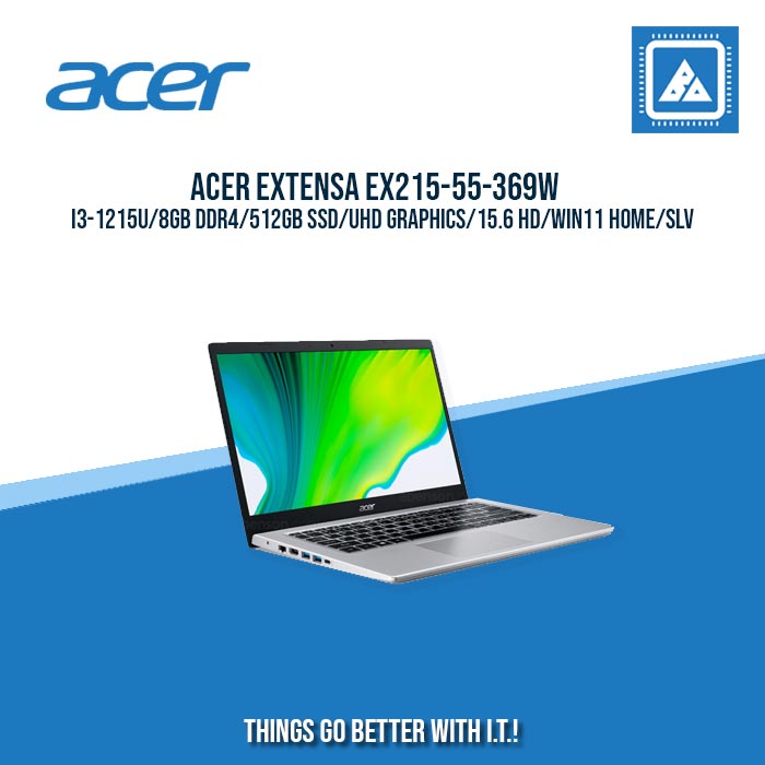 ACER EXTENSA EX215-55-369W I3-1215U/8GB DDR4/512GB SSD/UHD GRAPHICS BEST FOR STUDENTS LAPTOP ACER EXTENSA EX215-55-369W I3-1215U/8GB DDR4/512GB SSD/UHD GRAPHICS BEST FOR STUDENTS LAPTOP